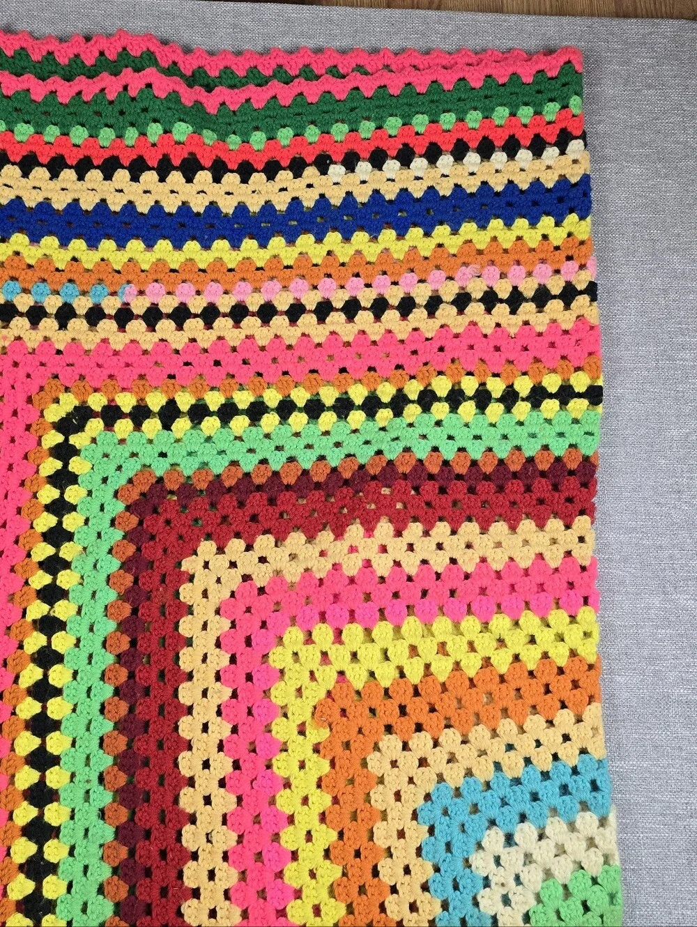 Vintage crochet afghan